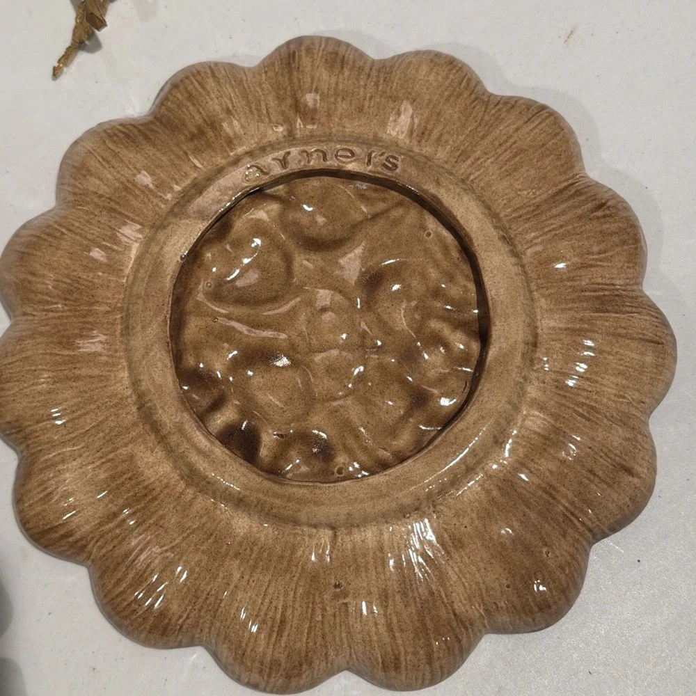 Vtg 1970's Arnels Mushroom Deviled Egg Platter 10.5